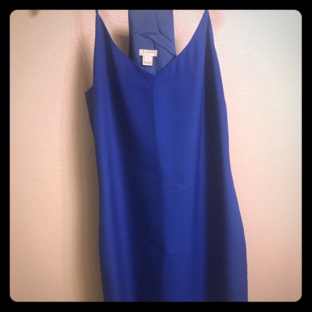 Royal blue dress